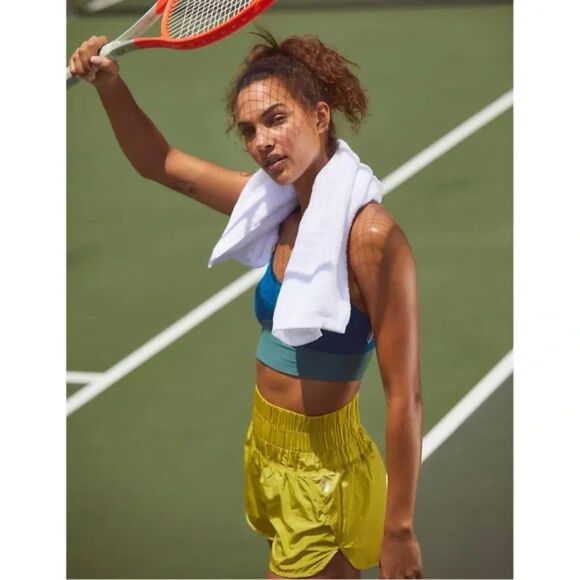 Free People The Way Home Shorts in Sparkling Citrus Size MEDIUM - Picture 2 of 6